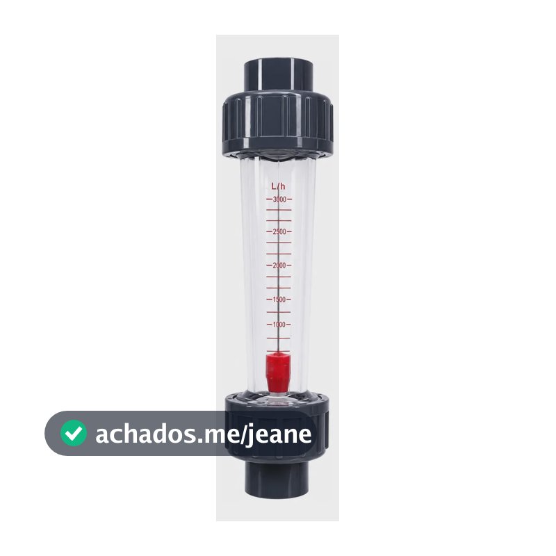 Rotâmetro Medidor Vazão Água Lzs-25 300-3000 L/h Não Possui
