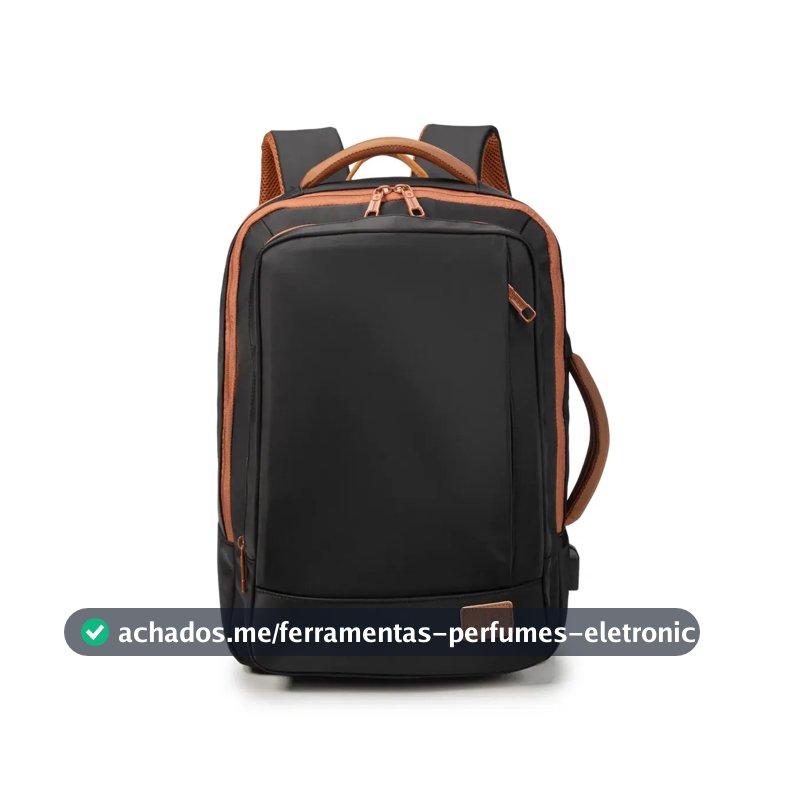 Mochila para Notebook Impermeável e Reforçada com Entrada USB – 25 a 40L, Masculina e Feminina