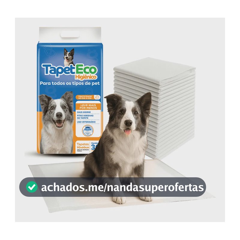 Tapete Higiênico Para Cães Tapete Higiênico Descartável 90x60 30 Unidades Grande Tapete Higiênico Para Cachorro Tapete Pet