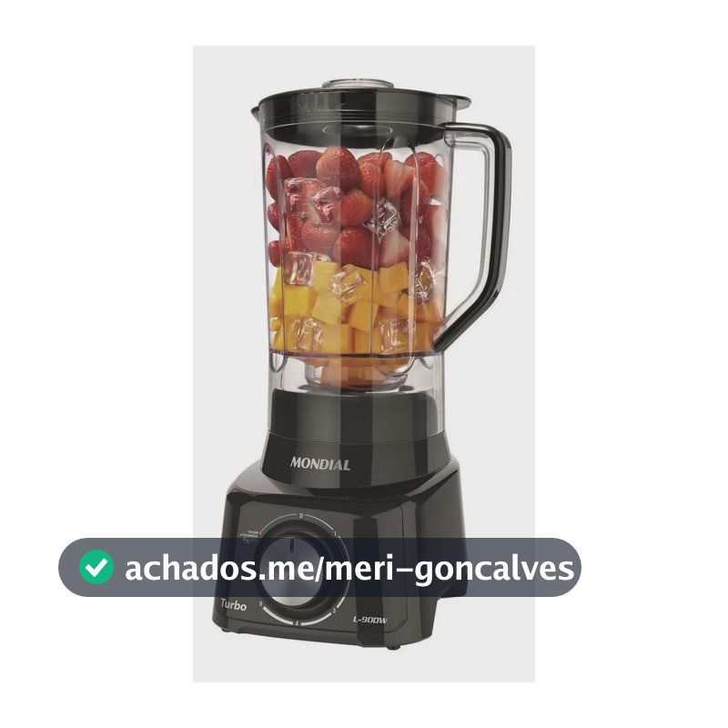 Liquidificador Turbo Full Mondial 900W - L-900 FB