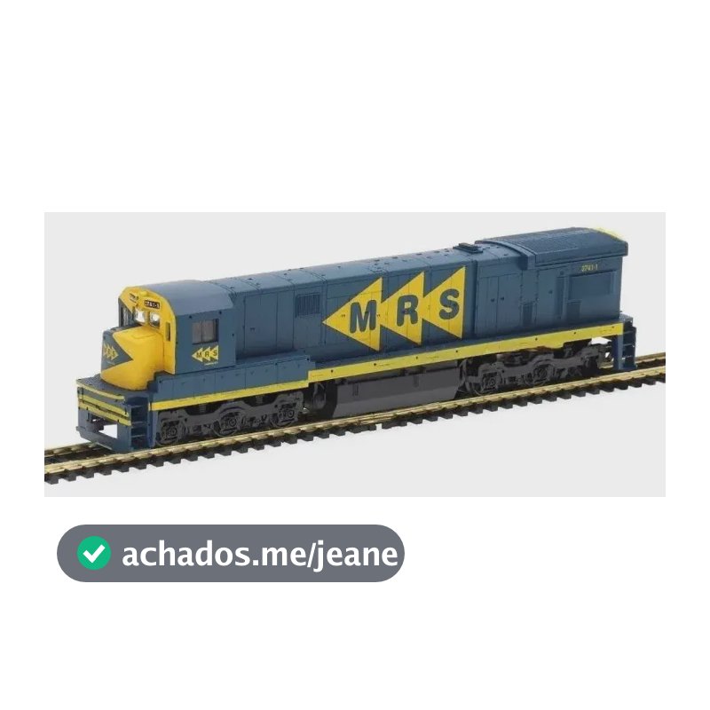 Locomotiva Frateschi C30-7 MRS 3741-1 Escala HO 1/87 Metal Plástico