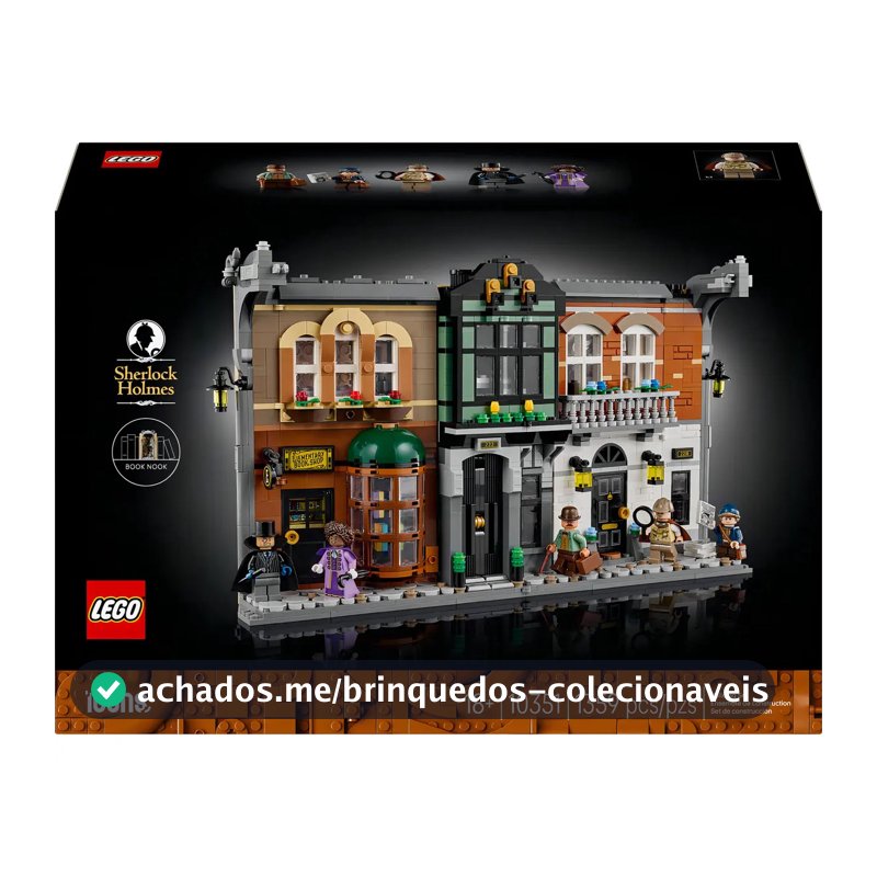 Canto de ícones LEGO® entre livros: Kit Sherlock Holmes 10351 1359 Sherlock Holmes