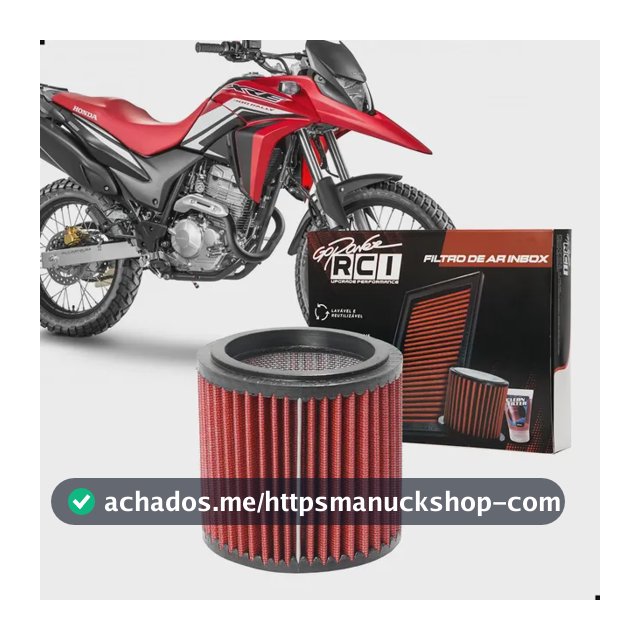 Filtro Ar Inbox Esportivo Xre 300 2010 A 2022 Tornado Sahara