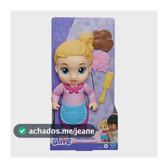 Boneca Baby Alive Bebe Confeiteira Bldh