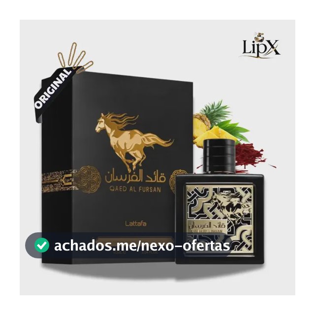 Perfume Árabe Qaed Al Fursan EDP Masculino Eau de parfum 90ML
