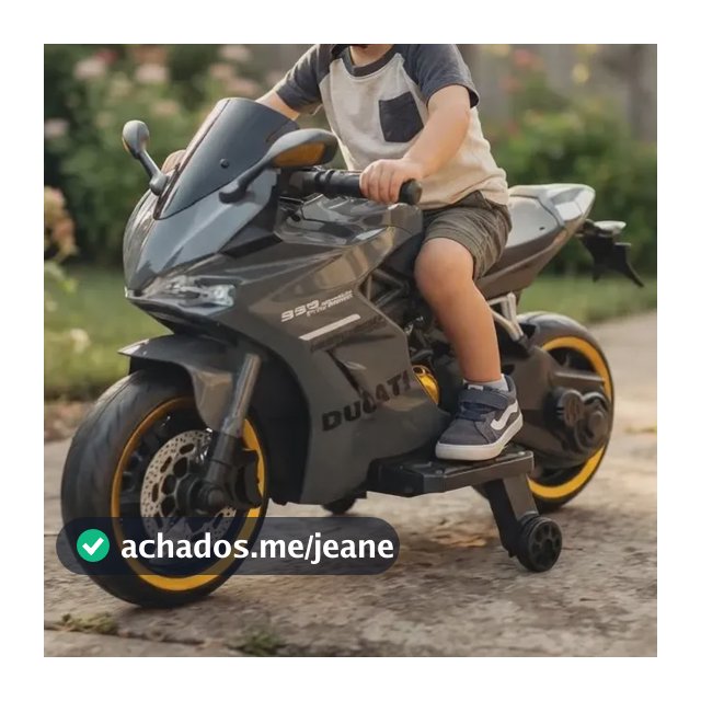 Mini Moto Elétrica Infantil Ducati