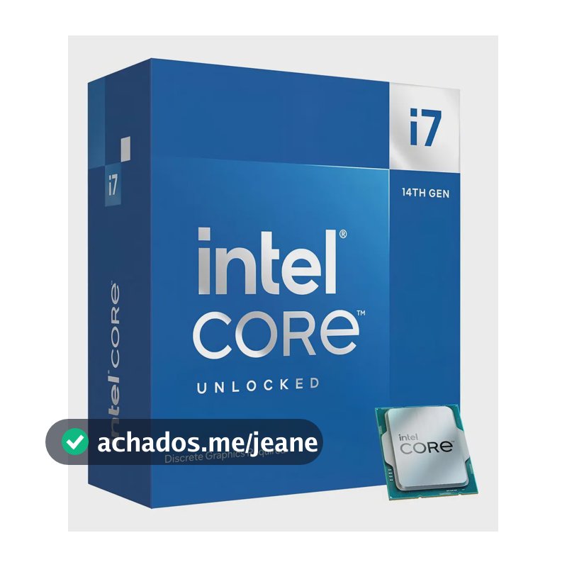 Intel Core I7 14700kf Processador 14a Geração Lga1700 Para D