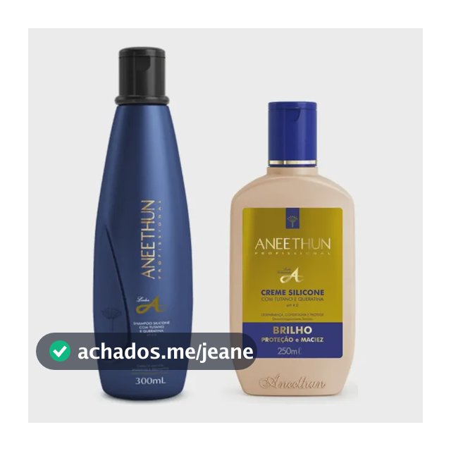 Kit Aneethun Linha A Shampoo 300ml + Creme 250ml