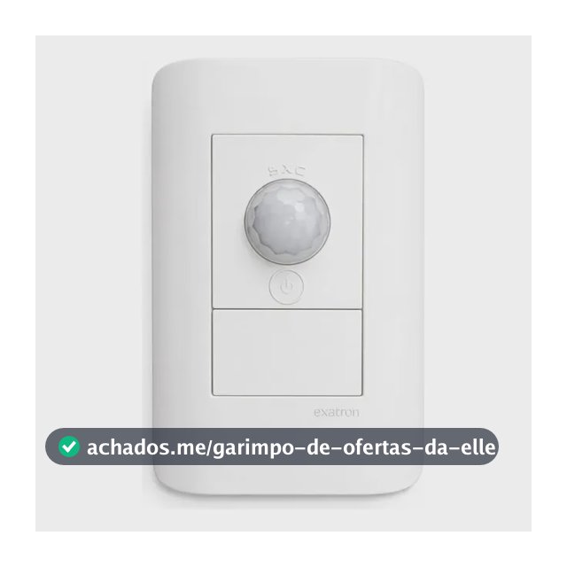 Sensor Presença Parede Touch Fotocélula Lesp4001xc Exatron