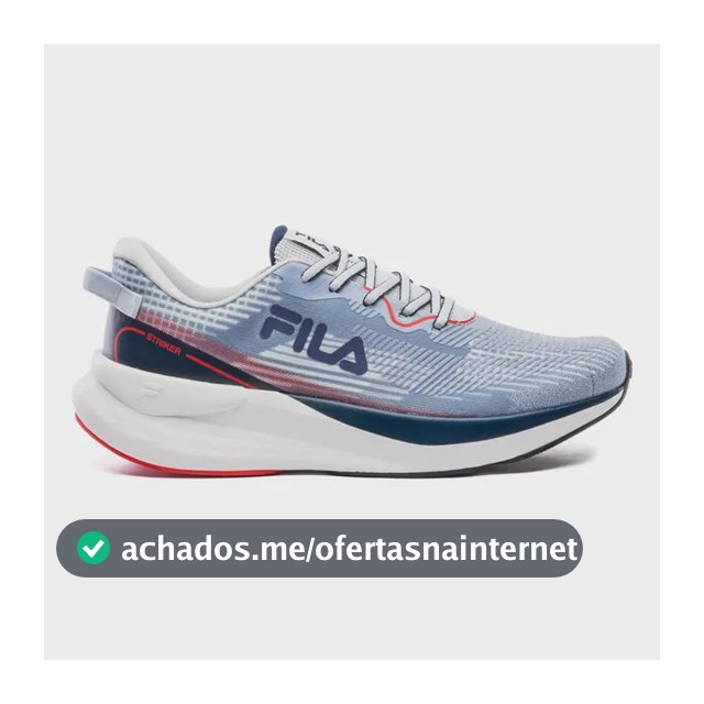 Tênis Fila Striker Masculino Estilo Esportivo Confortável
