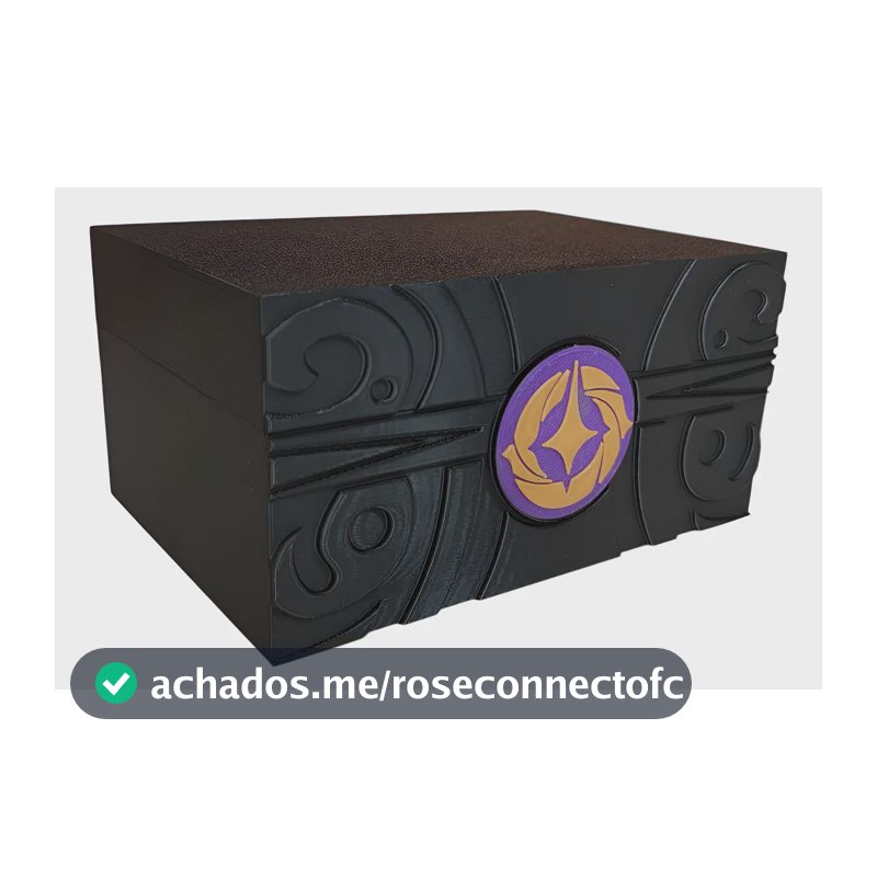 Deck Box Para Lorcana Porta Cartas Sleeve Preto