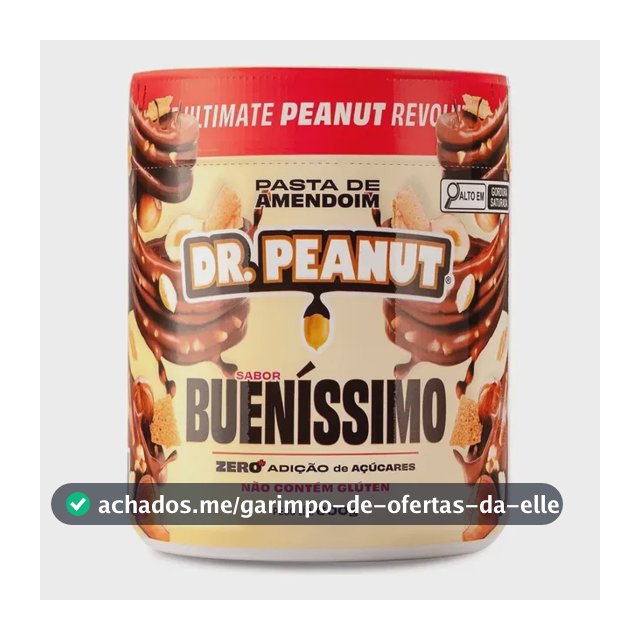 Suplemento em pasta Dr. Peanut Melhor Pasta de Amendoim amentoim cremosa sabor Bueníssimo x 600g
