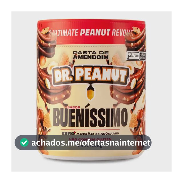 Pasta de amendoim Dr. Peanut Gourmet sabor Bueníssimo x 600g