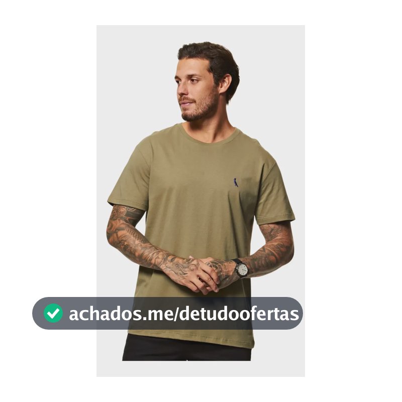 Camiseta Careca Reserva Masculino Militar N/a M Lisa