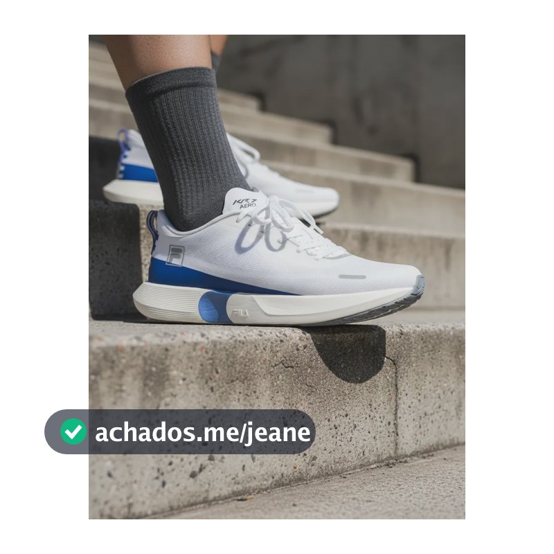 Tênis Fila Kr7 Pro Speed Tech Masculino Corrida Original Run Branco/azul Liso 40 Br