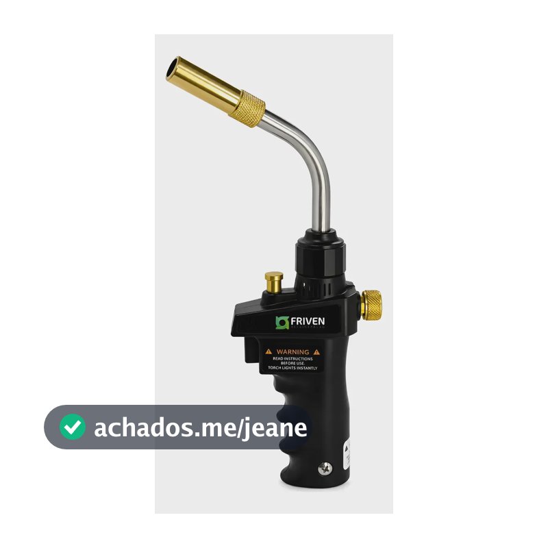 Maçarico Portátil Profissional Automático Turbo Touch Mapp