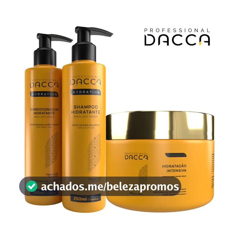 Kit Shampoo Condicionador Máscara De Hidratação Profissional