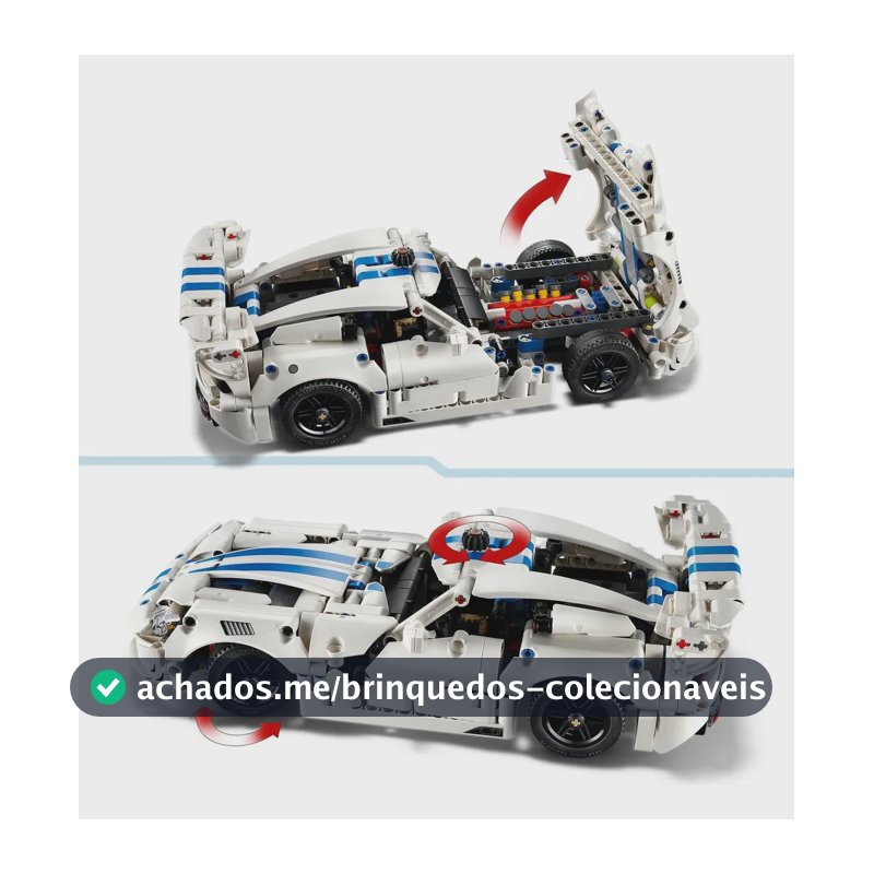 Lego Technic Carro Esportivo 42234 805 Dodge Viper Gts-r