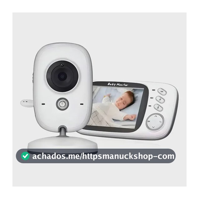 Baba Eletrônica Baby Monitor Visão Noturna Dual Audio Cor Branco G.Eye