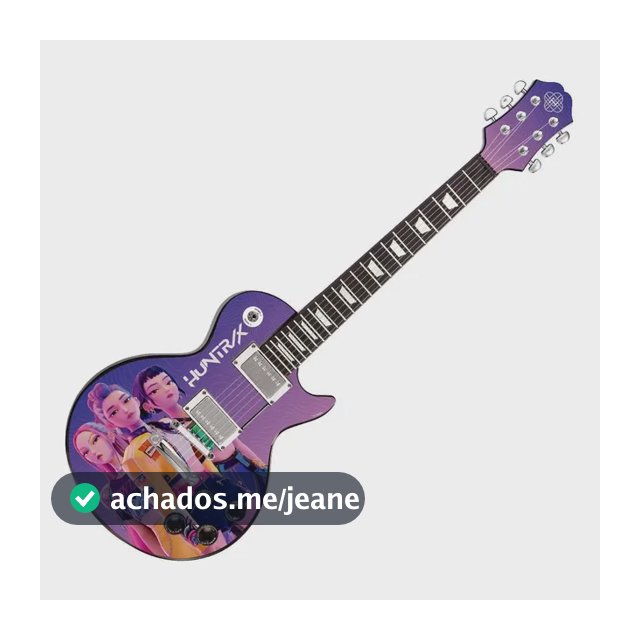 Instrumento Musical Infantil Guerreiras Do K-pop - Guitarra Roxo