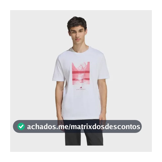 Camiseta Estampa Outdoor Kayaking adidas Branco / White M