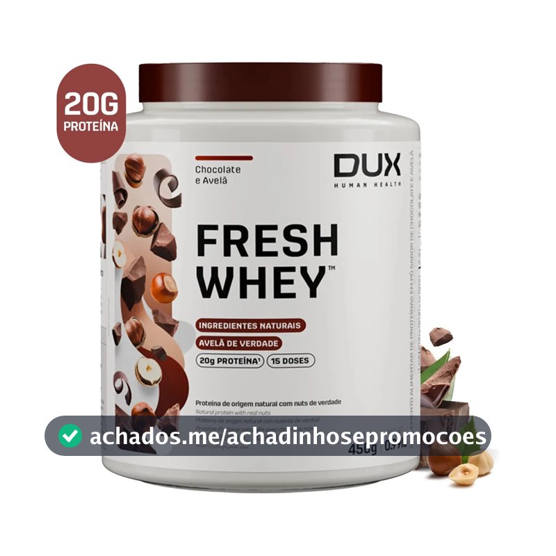 DUX HUMAN HEALTH Fresh Whey Chocolate e Avelã 450g