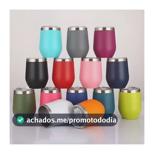 Copo Térmico 360ml Com Tampa Para Bebidas Quentes E Frias