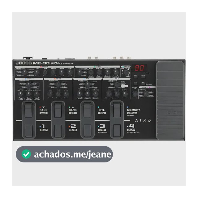 Boss Me-90 | Pedaleira Multiefeitos Para Guitarra Me-90