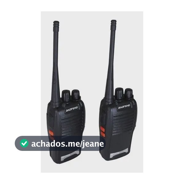 Baofeng BF-777S Comunicação Longa Distância 16 Canais Cor Preto