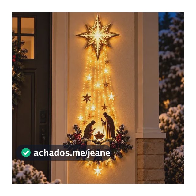 estrela Da Fé De Belém Genérica - Decoração De Parede