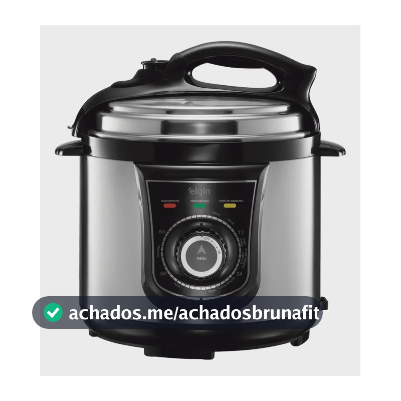 Panela Pressão Elétrica Elgin 42ppr 4 Litros 840w Aço Inox