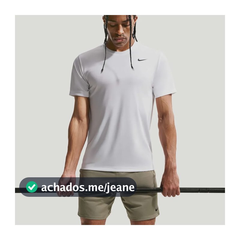 Camiseta Dri-fit Nike Flex Masculina Branco M