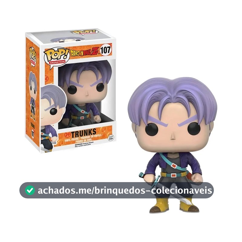 Trunks #107 Dragon Ball Z Dbz Funko Pop! Animation