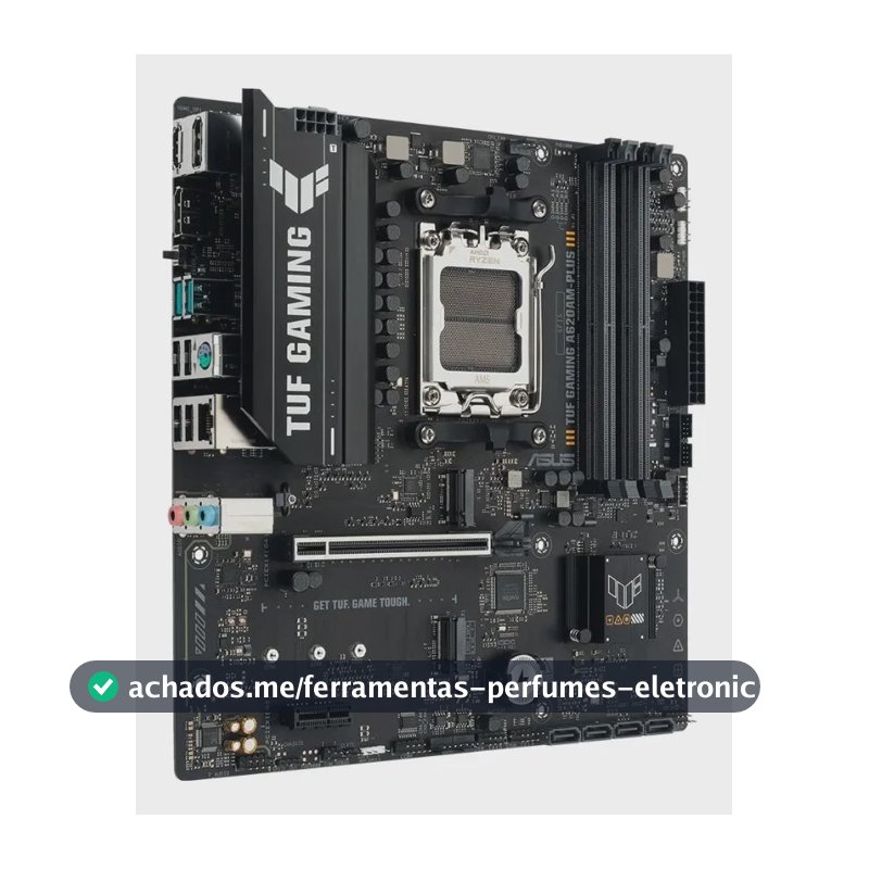 Placa Mãe Asus Tuf Gaming A620am-plus Amd Am5 Matx Ddr5 Preto