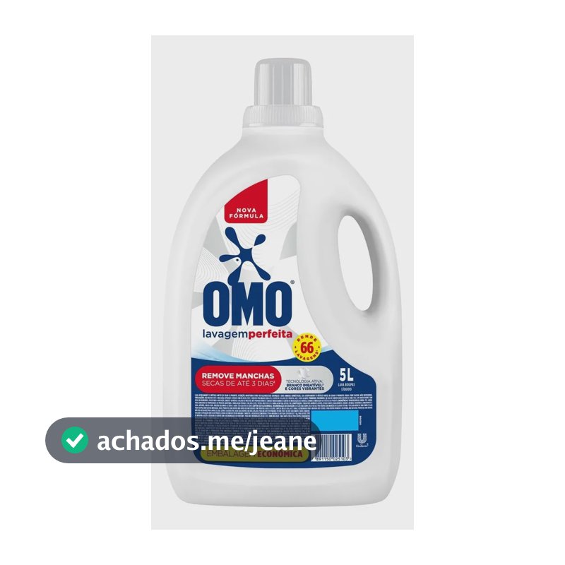 Sabão Líquido Omo Lavagem Perfeita 5l