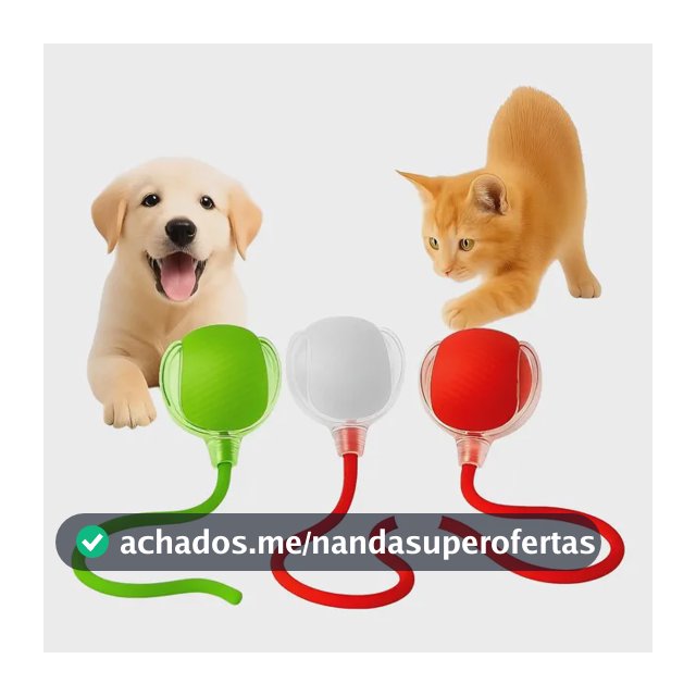 Bola Elétrica Interativa Brinquedo Inteligente Gato Cachorro Sortidos