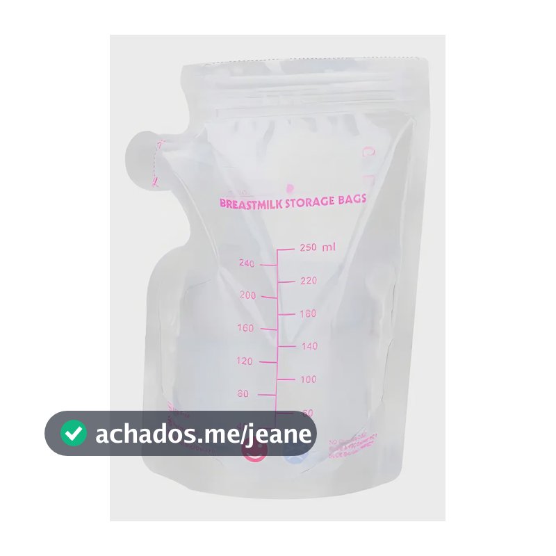 Kit 30 Sacos Para Armazenar Leite Materno 250ml