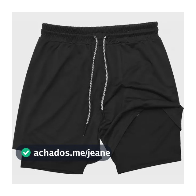 Short 2 Em 1 Masculino Plus Size Compressão Luta Jiu Jitsu