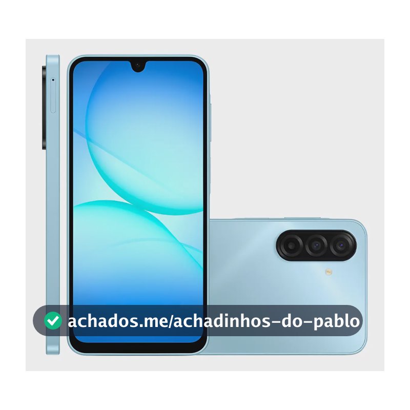Smartphone Galaxy A17 Câmera Tripla 256 Gb 4g A175 Samsung Azul