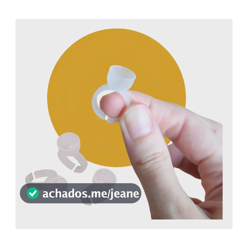Batoque Anel 100un Descartável Cílios Micropigmentação Henna