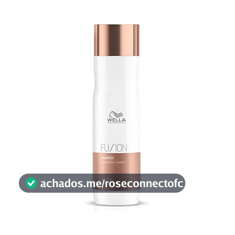 Shampoo Wella Fusion 250ml: Reparação Extrema 95% Mais Forte