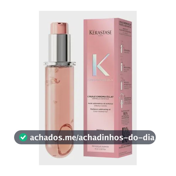 KERASTASE Óleo Capilar ReCARGA Cabelos Tingidos L'huile Chroma Absolu 75ml