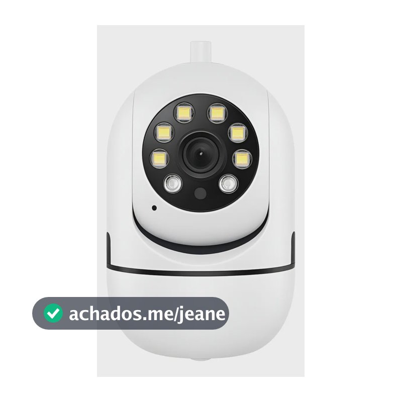 Babá Eletrônica Wi-Fi Jortan Visão Noturna Movimento Áudio Branco