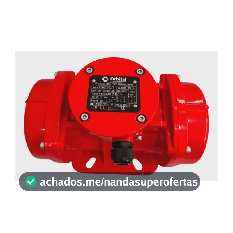Motovibrador Elétrico 300/3 311 Kgf 220/380v  Trifásico 220/380v