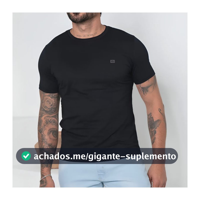 Camiseta Básica Masculina Slim Koenig 100% Algodão Atacado