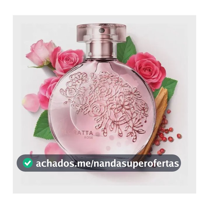 Perfume Floratta Rose Desodorante Colônia Feminino 75ml