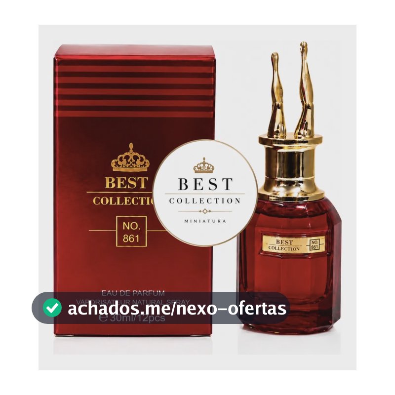 Perfume Best Collection 861 Eau De Parfum Feminino 30ml