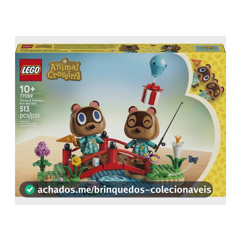 Lego Animal Crossing Dia Divertido 77059 513 Timmy E Tommy