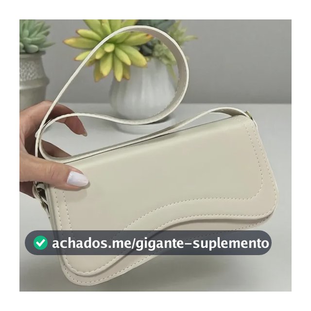 Bolsa Baguete De Ombro Feminina Estilosa Aba Bordada