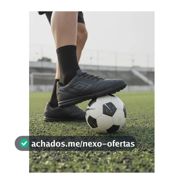 Chuteira Umbro Attak Iii Society Grama Sintética Original Preto/preto/preto 41